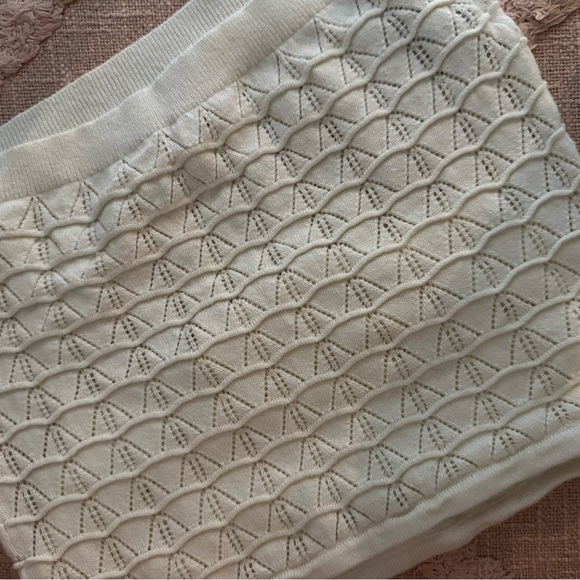 American Eagle Outfitters Cream Knit Tube Top S - Picture 2 of 4